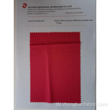 100% Polyester 280T 0,3 cm doppelte Linie Pantee